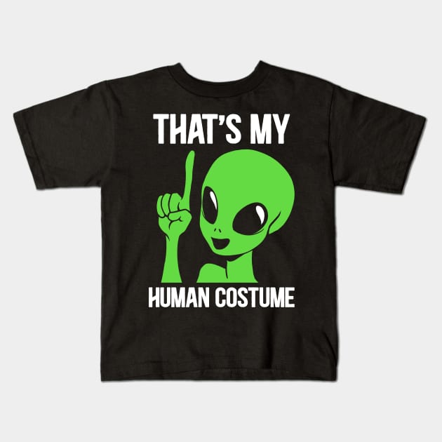 Alien Gray Human Costume by Tobe Fonseca Kids T-Shirt by Tobe_Fonseca